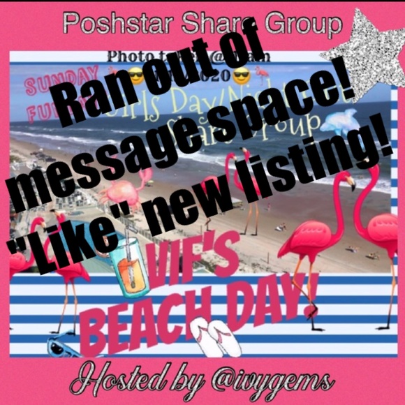 ๐ฆฉHi flamingo's!๐โโ๏ธPlease "like" NEW listing!๐ฆฉ - Picture 1 of 9